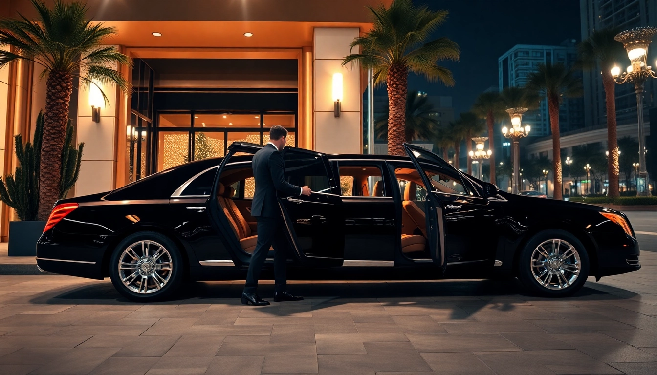 Hollywood Town Car and Limousine luxury sedan with a chauffeur in Los Angeles