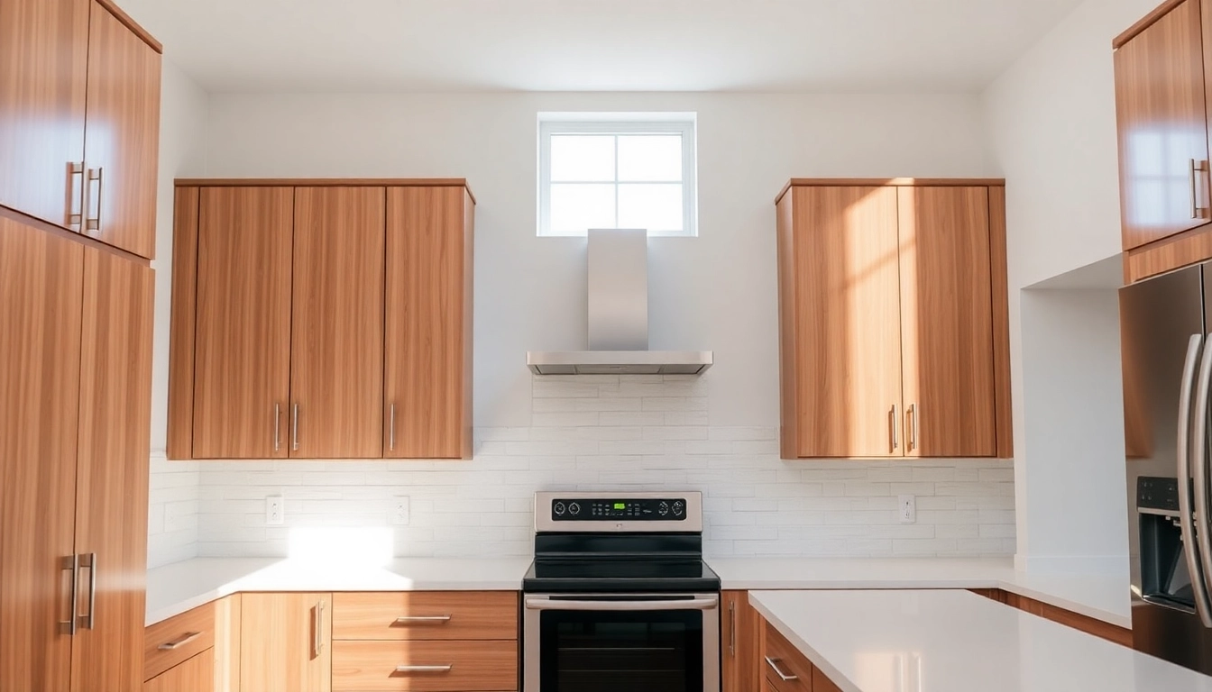 Transform your kitchen with Cabinet Refacing Largo FL, showcasing beautifully refinished cabinets and elegant design.